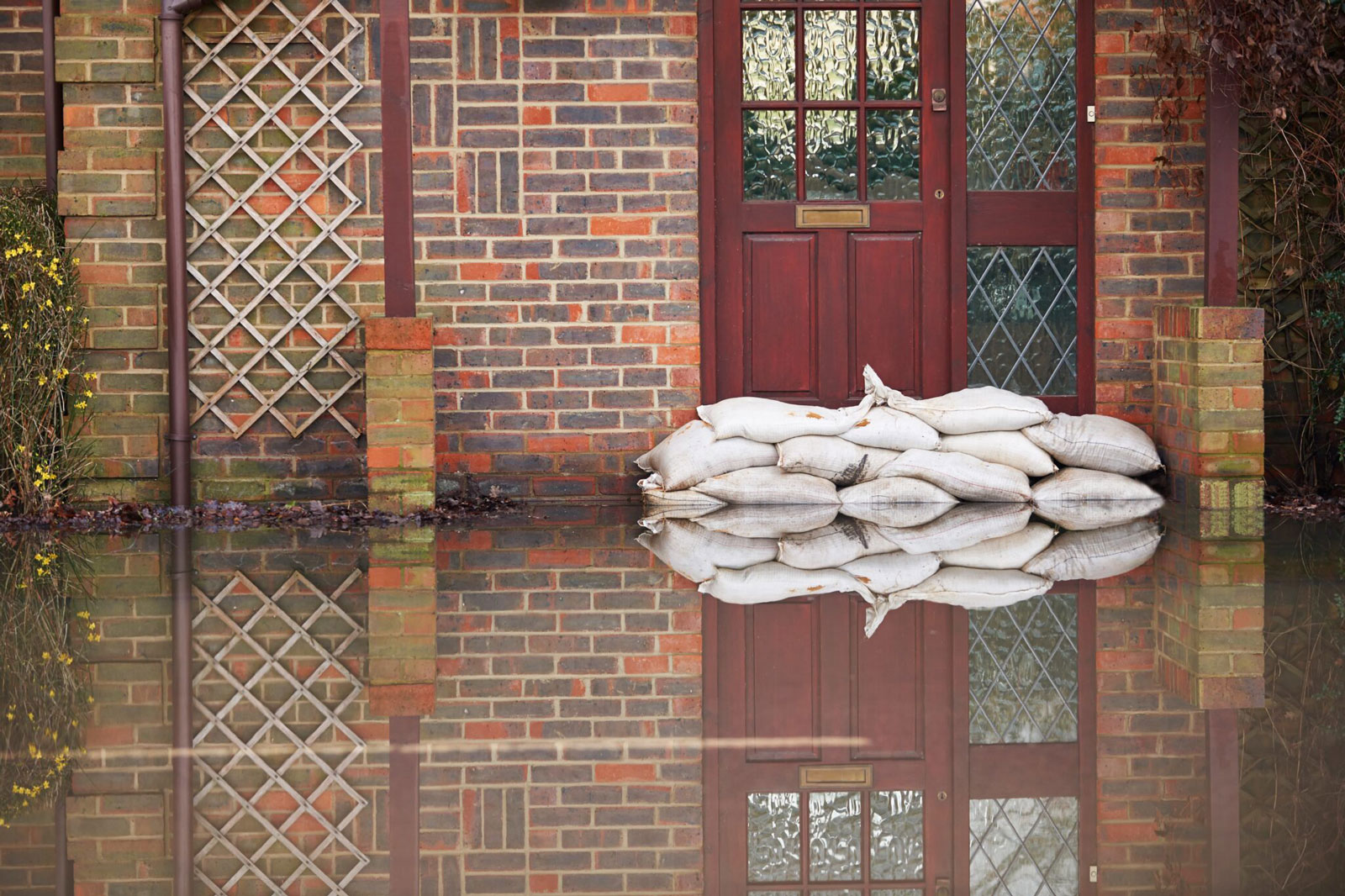 flooded street
